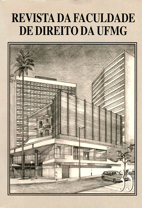 n. 35 (1995)  REVISTA DA FACULDADE DE DIREITO DA UFMG