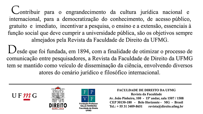 Revista da Faculdade de Direito da UFMG